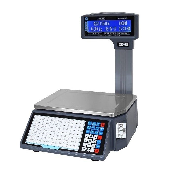 DENSİ RLS 1000 BARKODLU TERAZİ 30 KG